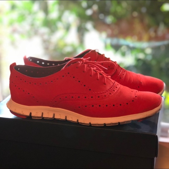 Cole Haan Shoes | Womens Red Cole Hann 